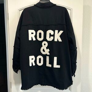 Oversized Rock & Roll  jacket size M